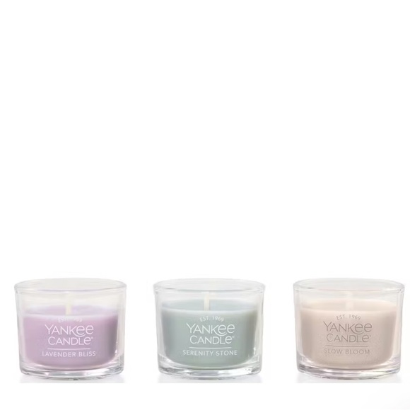 Yankee Candle Little Luxuries Minis Relaxation Spa Inspired Gift Set Trio NIB - Picture 2 of 3